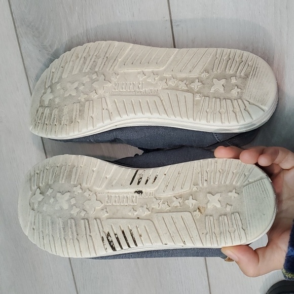 Hey Dude Womens Wendy Chambray Navy White Loafer Slip on shoes sz 9 - Picture 11 of 11